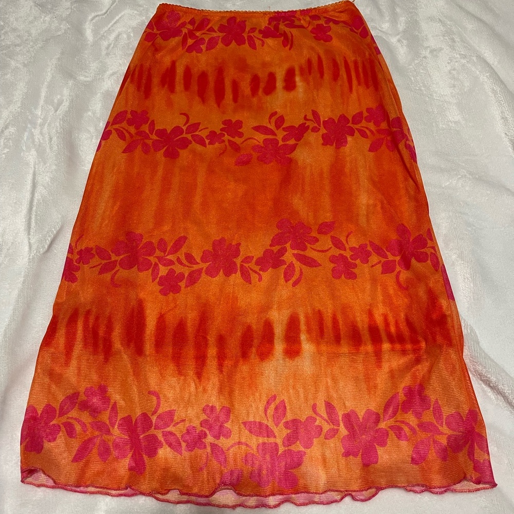 Summer floral skirt